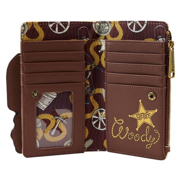 Loungefly Disney Pixar Toy Story Woody Puppet Flap Wallet